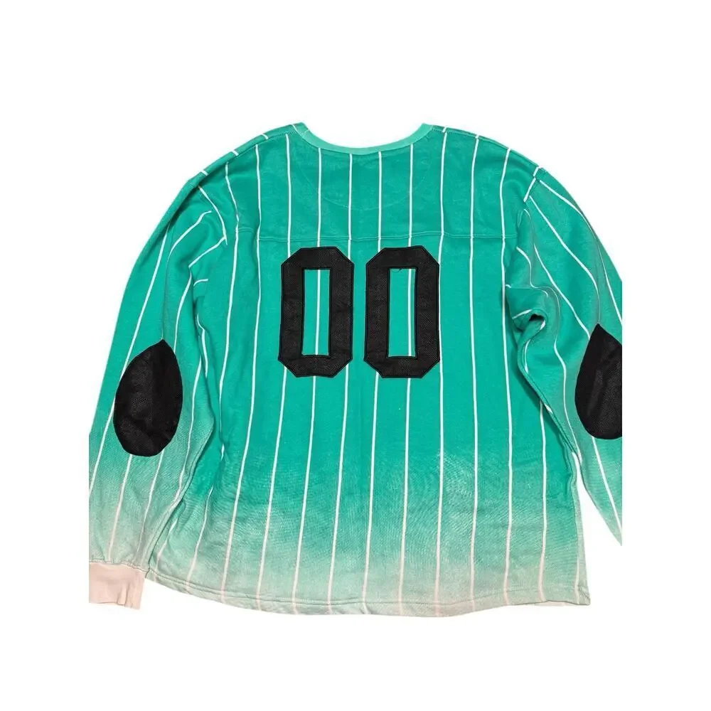 Filthy Dripped Clothing “Faded” Fleece Pullover Size 2X Green